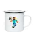 Puodelis Minecraft Steve Puodelis Minecraft Steve